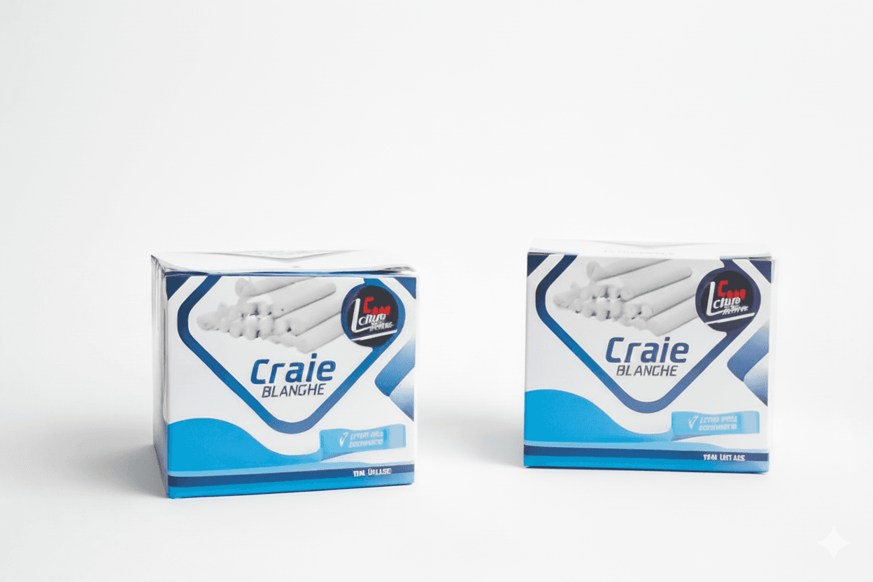 Paquet de Craies blanches