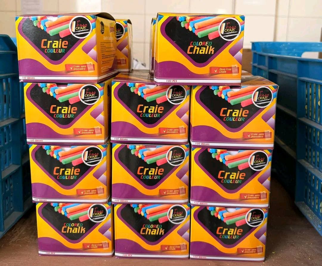 Paquet de Craies colorées